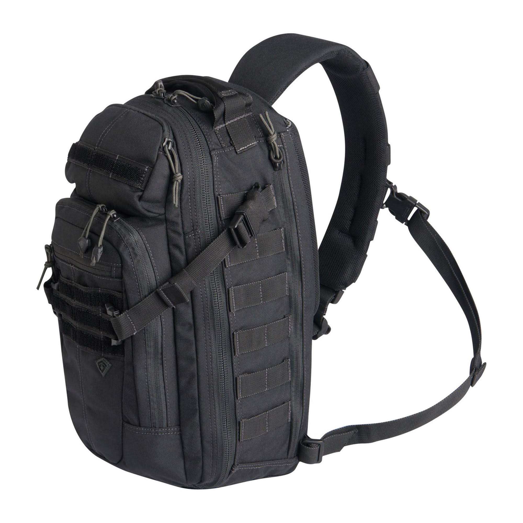 First Tactical Crosshatch Sling Pack, Black
