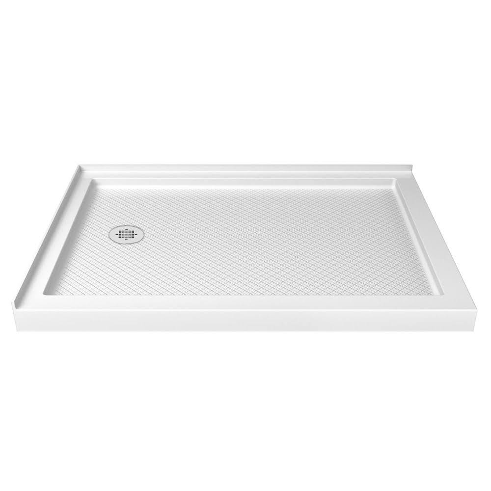 DreamLine Slimline 36 in. x 48 in. Double Threshold Shower Base, Left Hand Drain, DLT-1036481