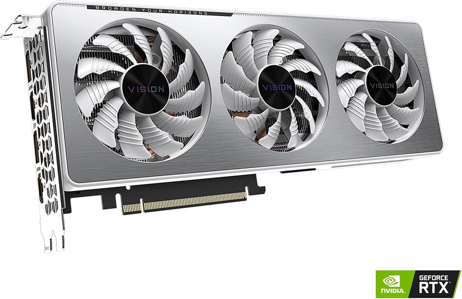 GIGABYTE GeForce RTX 3060 Ti Vision OC 8G Graphics Card, WINDFORCE 3X Cooling System, LHR, 8GB 256-bit GDDR6, GV-N306TVISION OC-8GD REV2.0 Video Card