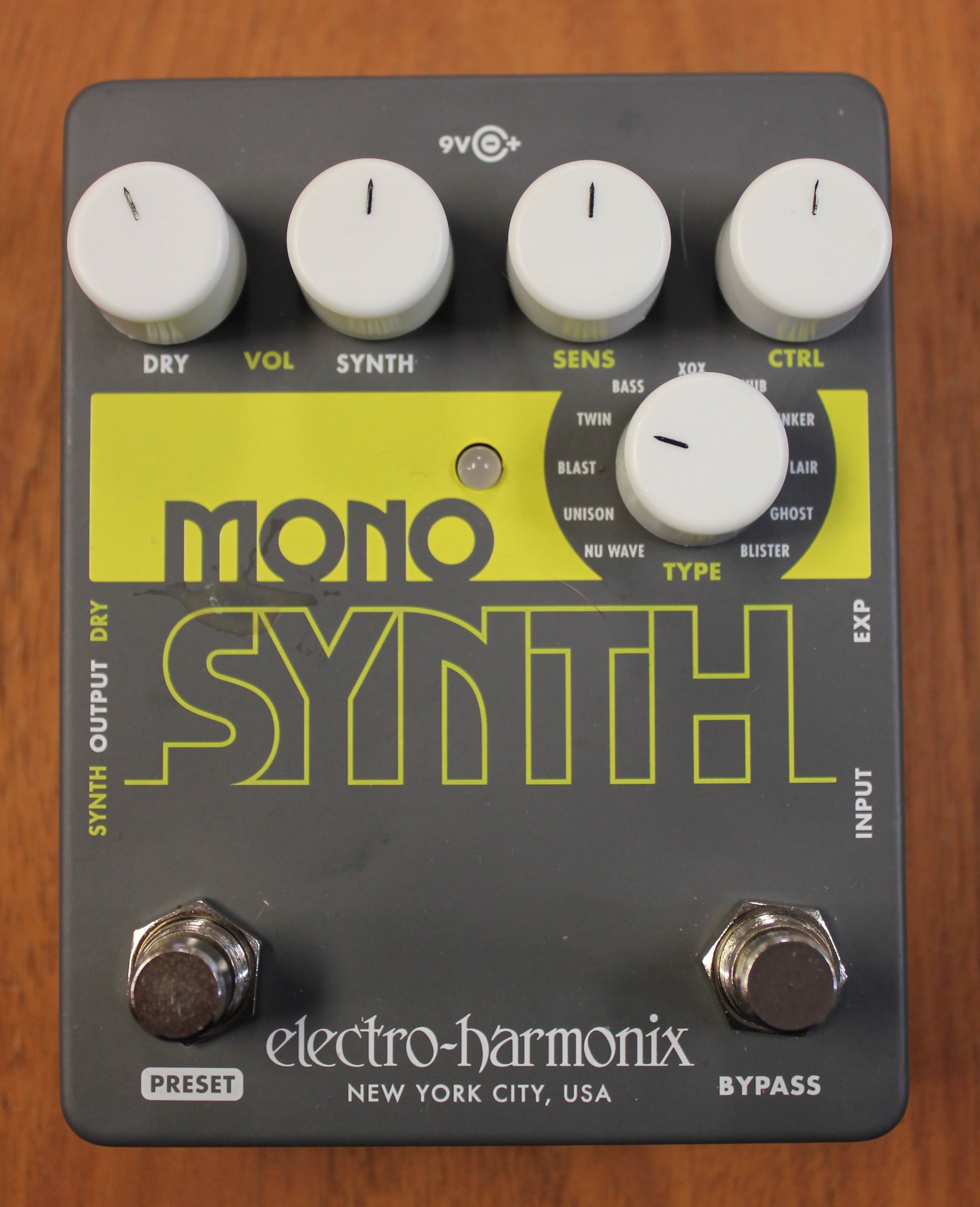 Electro Harmonix Mono Synth Guitar Synthesizer Pedal
