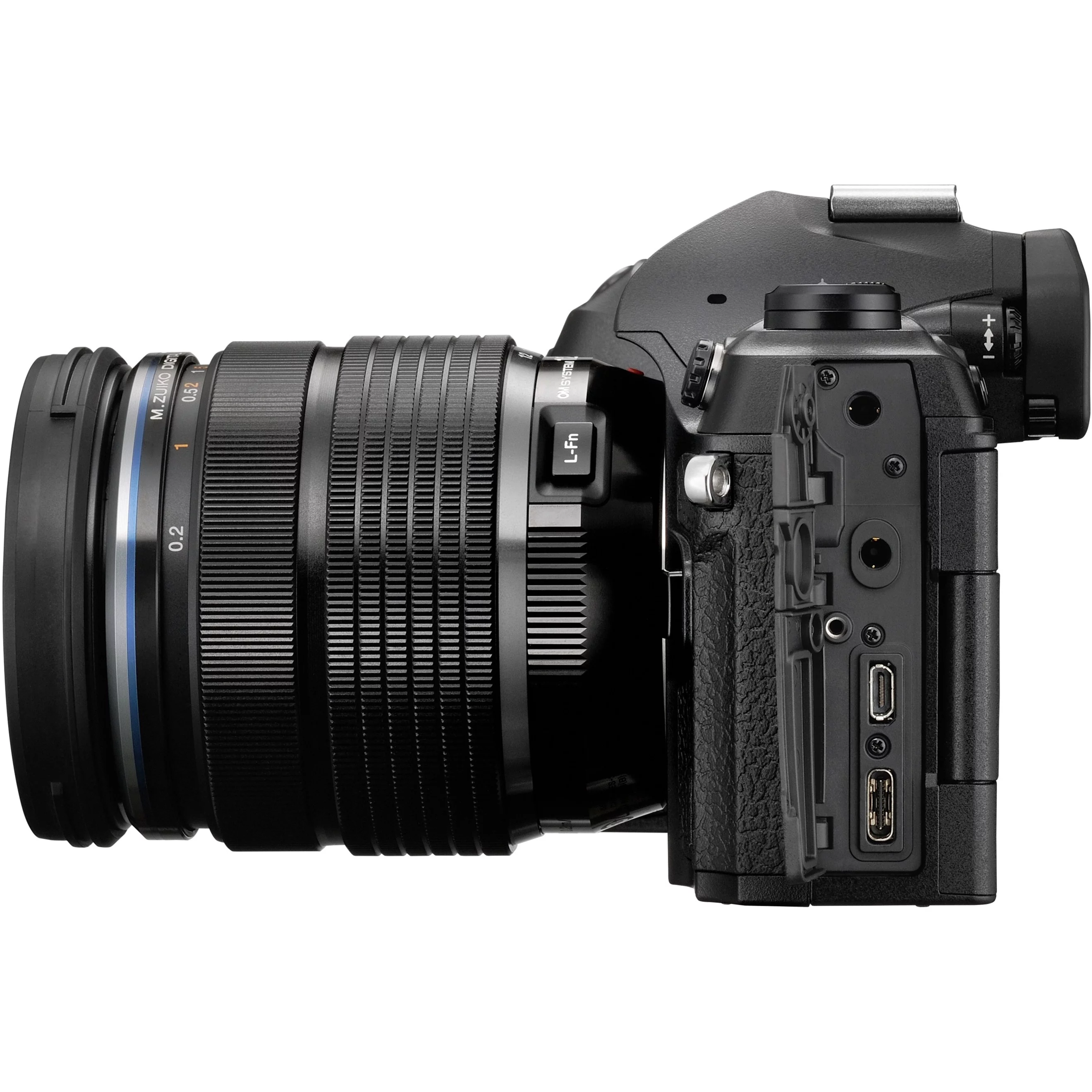 Olympus OM SYSTEM OM-1 20.4 Megapixel Mirrorless Camera with Lens, 0.47", 1.57", Black
