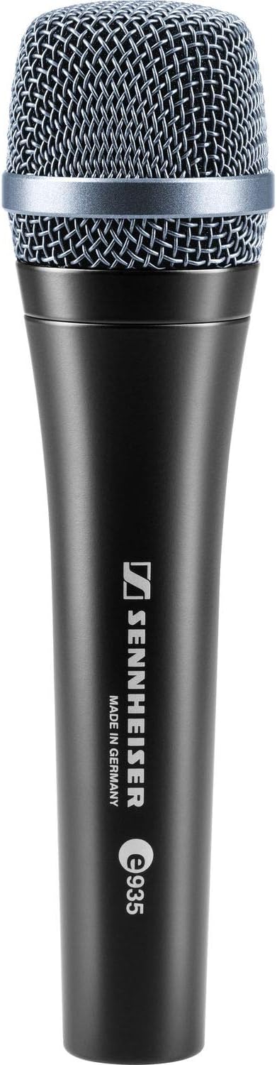 Sennheiser e935 Handheld Cardioid Dynamic Microphone Bundle with Mackie Mix5 5-Channel Compact Mixer & XLR Cable