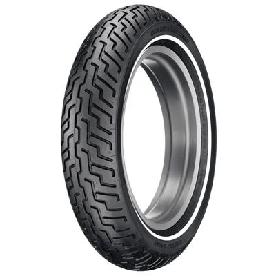 Dunlop Harley-Davidson D402 Front Motorcycle Tire MT90B-16 (72H) Slim White Wall for Harley-Davidson Softail Heritage Classic 114 FLHCS 2018