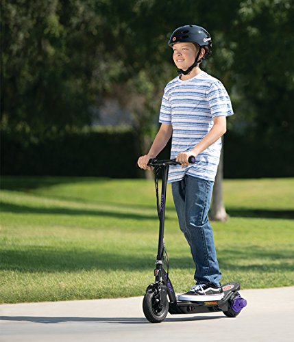Razor Power Core E100 Electric Scooter - 100w Hub Motor, 8" Air-Filled Tire, Up to 11 mph and 60 min Ride Time, for Kids Ages 8 and Up