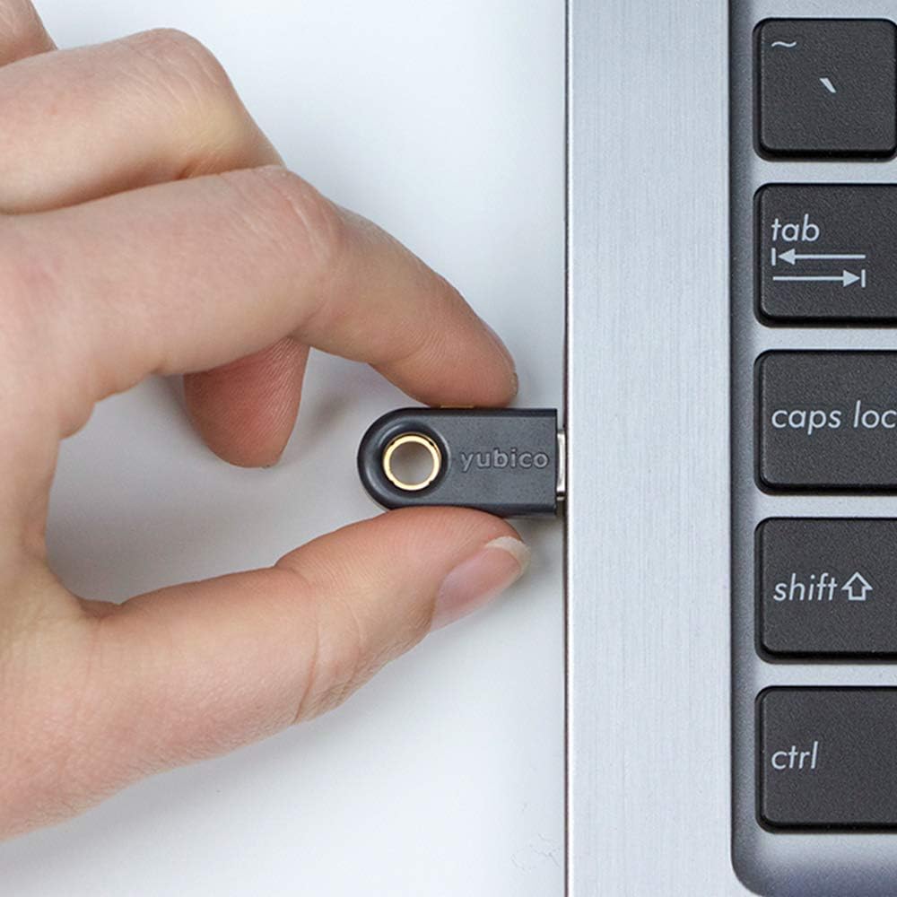 Yubico - YubiKey 5C Nano - Two Factor Authentication USB Security Key, Fits USB-C Ports - Protect Your Online Accounts with More Than a Password, FIDO Certified USB Password Key, Extra Compact Size