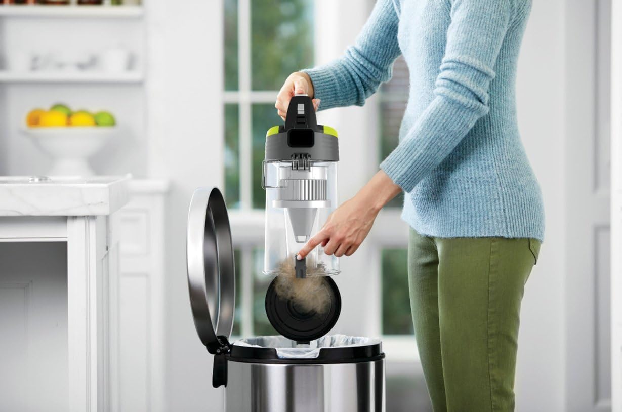 BIISSELL - CleanView Alleergen Lift-Off Pet Vacuum Tangle-Free Brush Roll & HEPA Sealed - Black/Electric Green