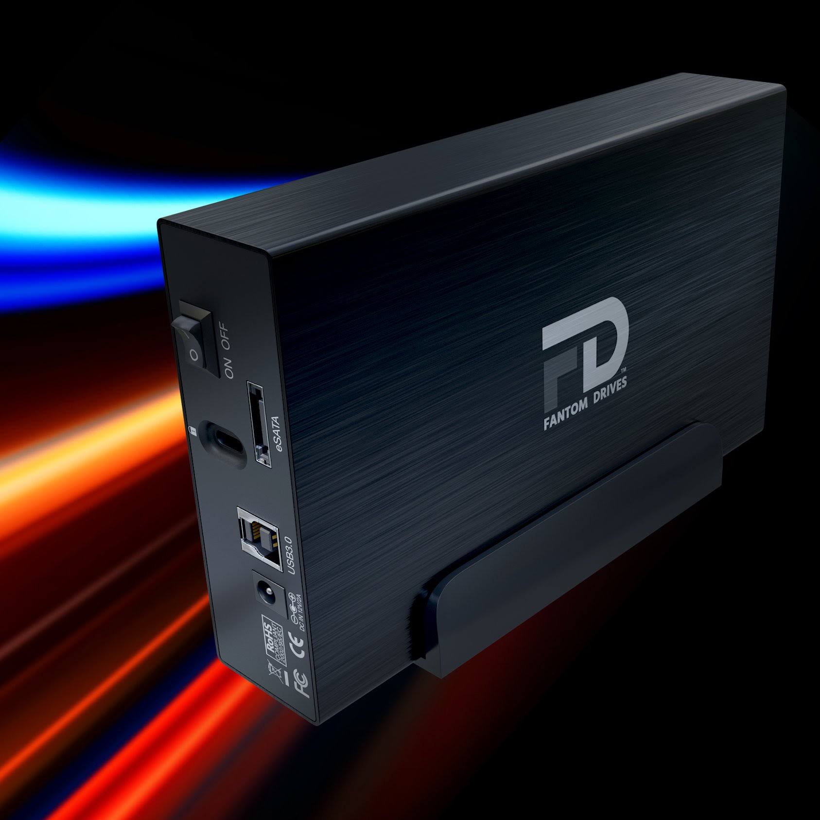 Fantom Drives Professional 3tb 7200RPM USB 3.0 / eSATA Aluminum External Hard Drive