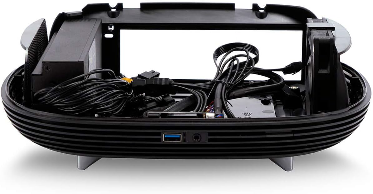 IN WIN B1 Mini-ITX Tower Case - 200W 80 Plus Gold Power Supply Included - Tempered Glass Top Panel - 80mm Side Fan (IW-CS-B1BLK-PS200W)