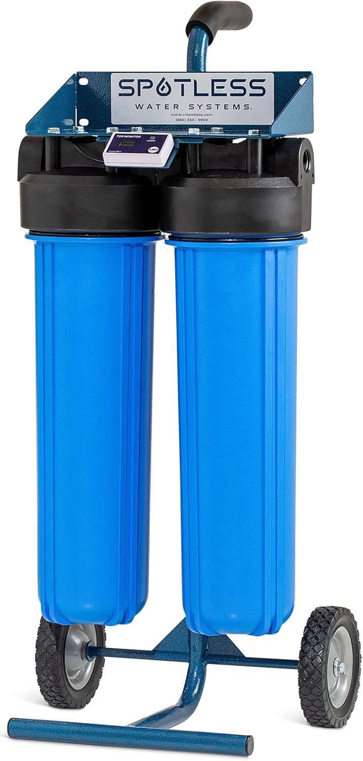 CR Spotless Water Systems - DIC-20 Simplest RV & Car Wash System, Rinse Works for All Vehicles, Motorcycles, Bikes, Boats, Planes, Yachts, Deionized Water System, Towel Drying Eliminated, 1 Pack