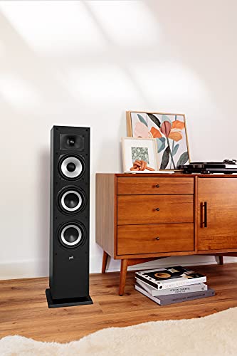 Polk Monitor XT10 Home Subwoofer, 10" Deep Bass Woofer, 100W Class D Amplification, Dolby Atmos, Auro 3D & DTS:X Compatible, Black