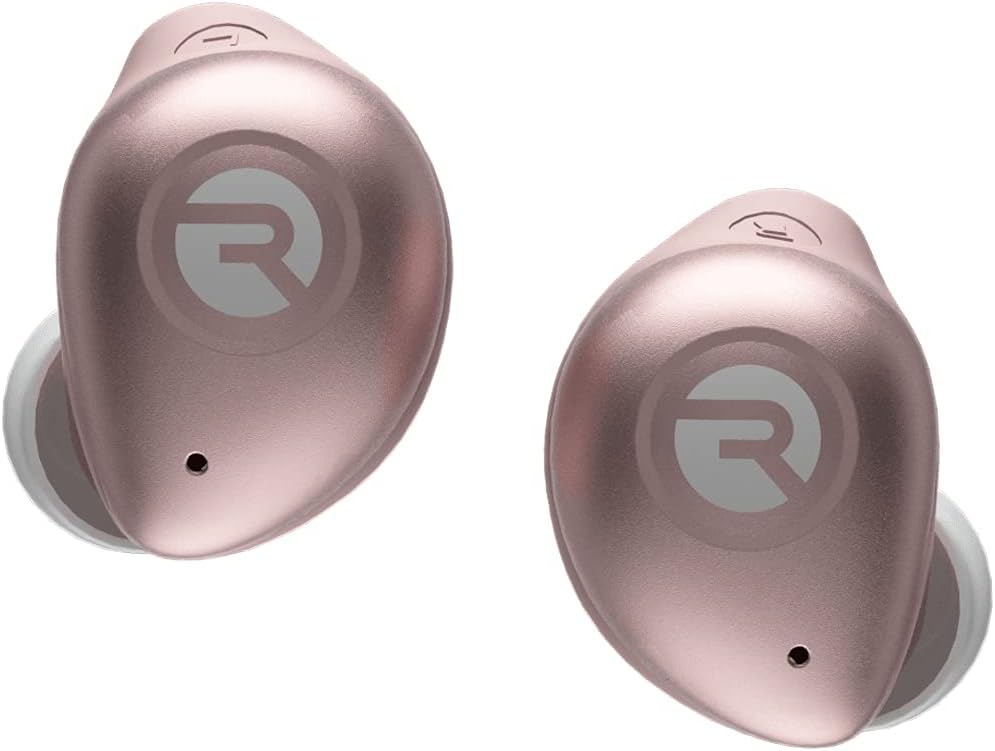 Raycon The Fitness Earbuds True Wireless Bluetooth with Built in Mic 54 Hours of Battery IPX7 Waterproof and Charging Case with Talk, Text, and Play Bluetooth 5.0 Portable Sport (Carbon Black)