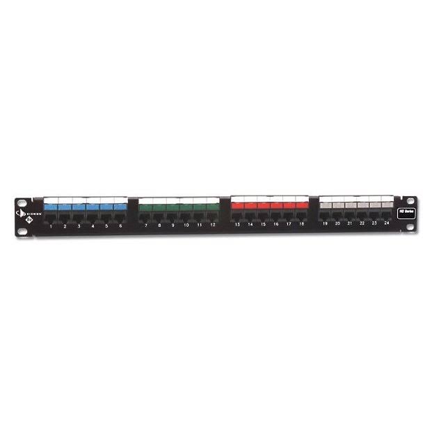 Siemon HD5-24 24Ports Cat 5e 1U Patch Panel
