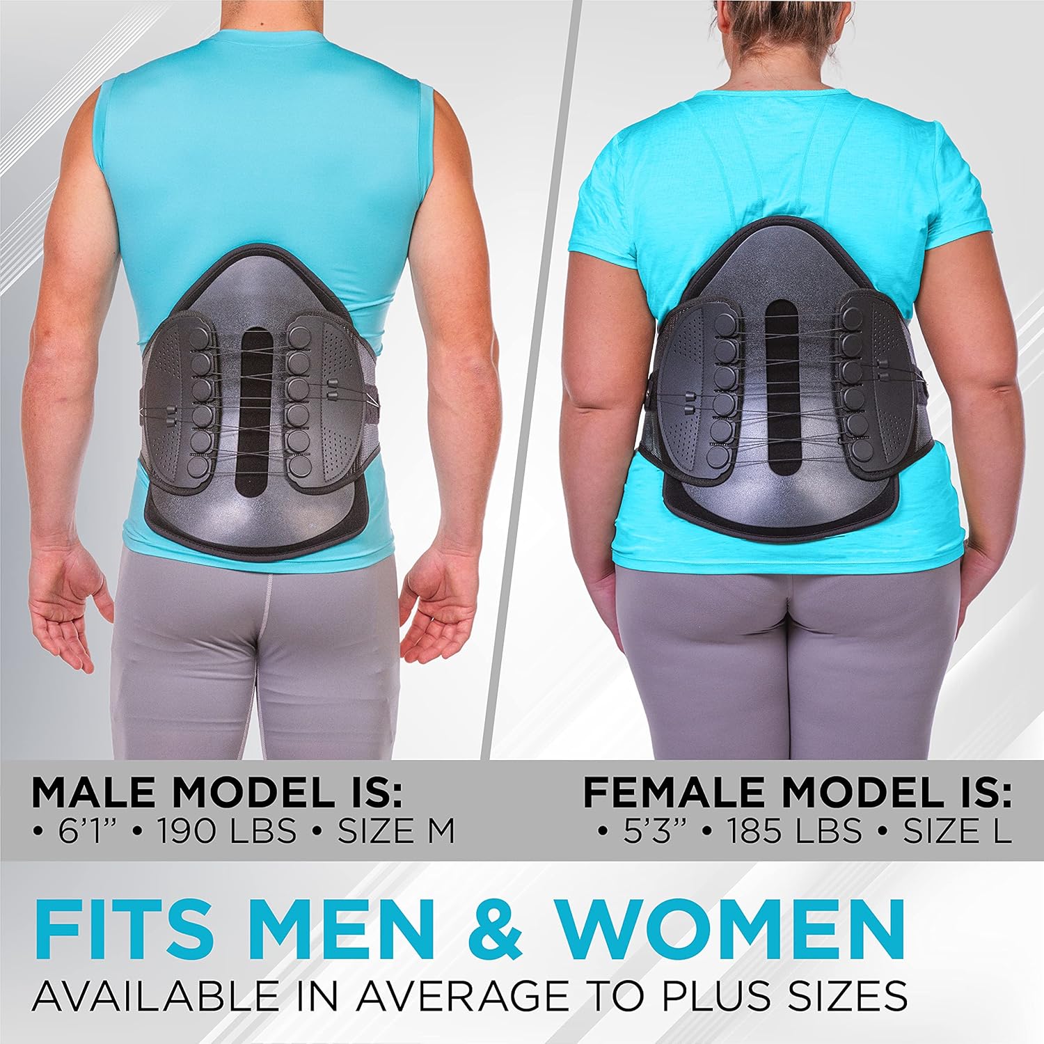 Spine Decompression Back Brace - MAC Plus Rigid Lumbosacral Corset Belt with Pulley System for Sciatica Pain, Disc Injury and After Laminectomy or Spinal Fusion Surgery (S)