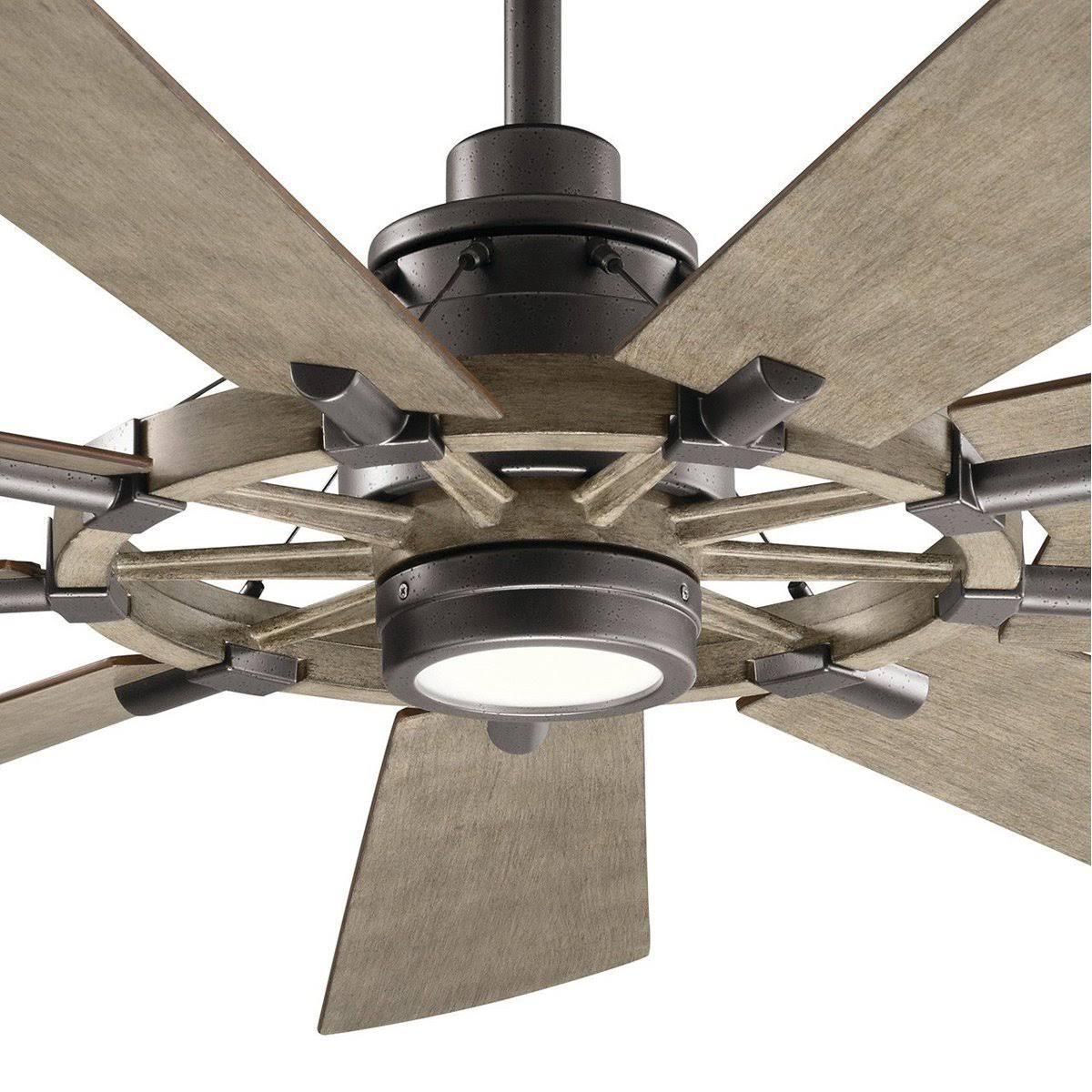 Kichler 300265AVI Gentry Anvil Iron 65x22 LED Ceiling Fan