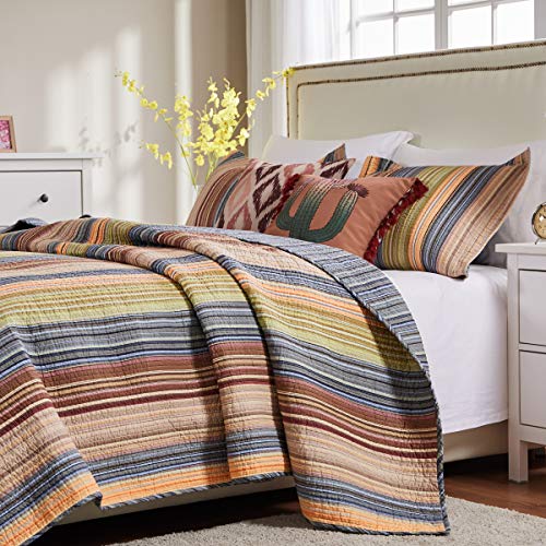 Greenland Home Katy Quilt Set, King, Natural