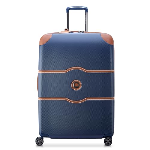 DELSEY PARIS Chatelet Air 2.0 Hardside Luggage with Spinner Wheels, Angora, Checked-Large 28 Inch