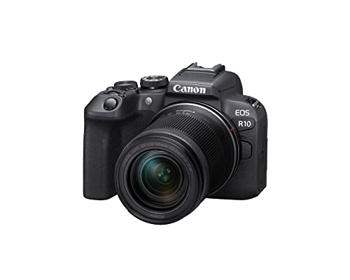 Canon EOS R10 Mirrorless Camera w/RF-S18-45mm f/4.5-6.3 is STM Lens Kit (Renewed)