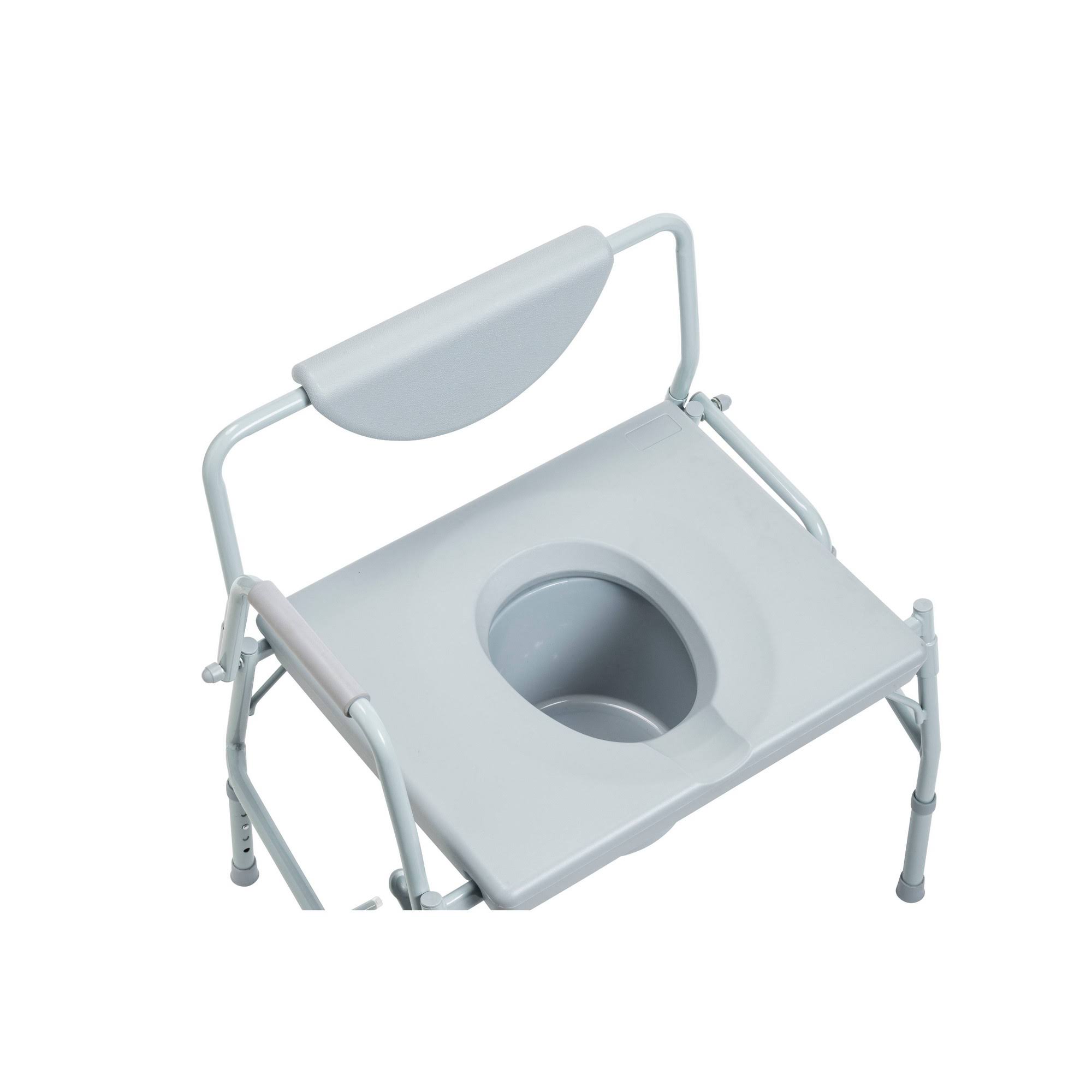 Drive Medical Deluxe Bariatric Drop Arm Commode.