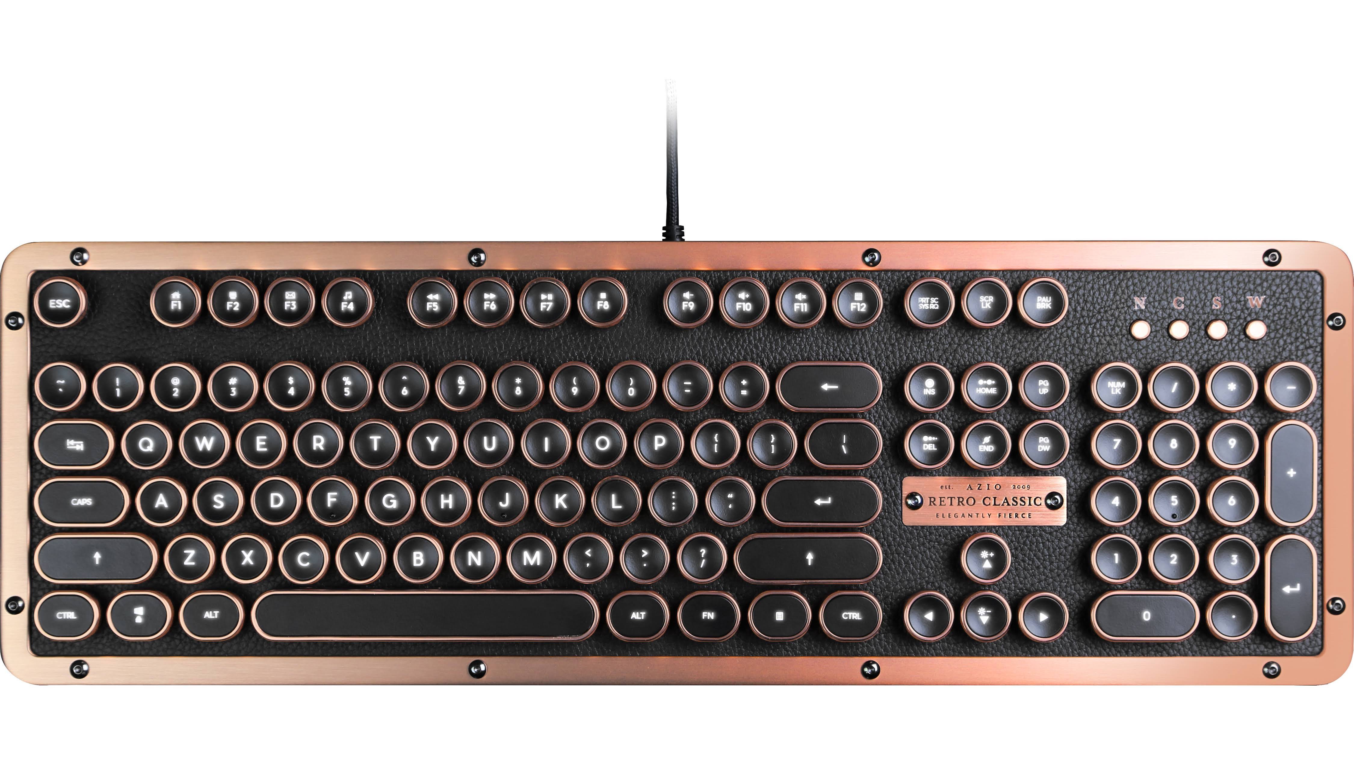 Azio Retro Classic Artisan USB Keyboard
