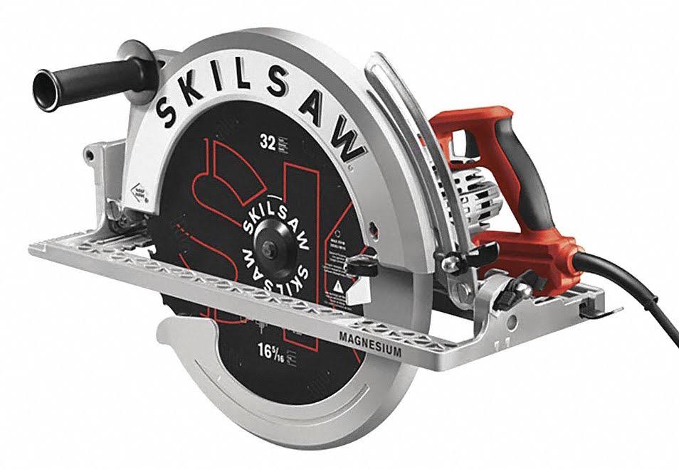 Skilsaw Circular Saw, 16 5/16 in Blade Dia., Left Blade SIDE, 6 1/4 in Max. Cutting Depth @ 45 Deg. Model: SPT70V-11
