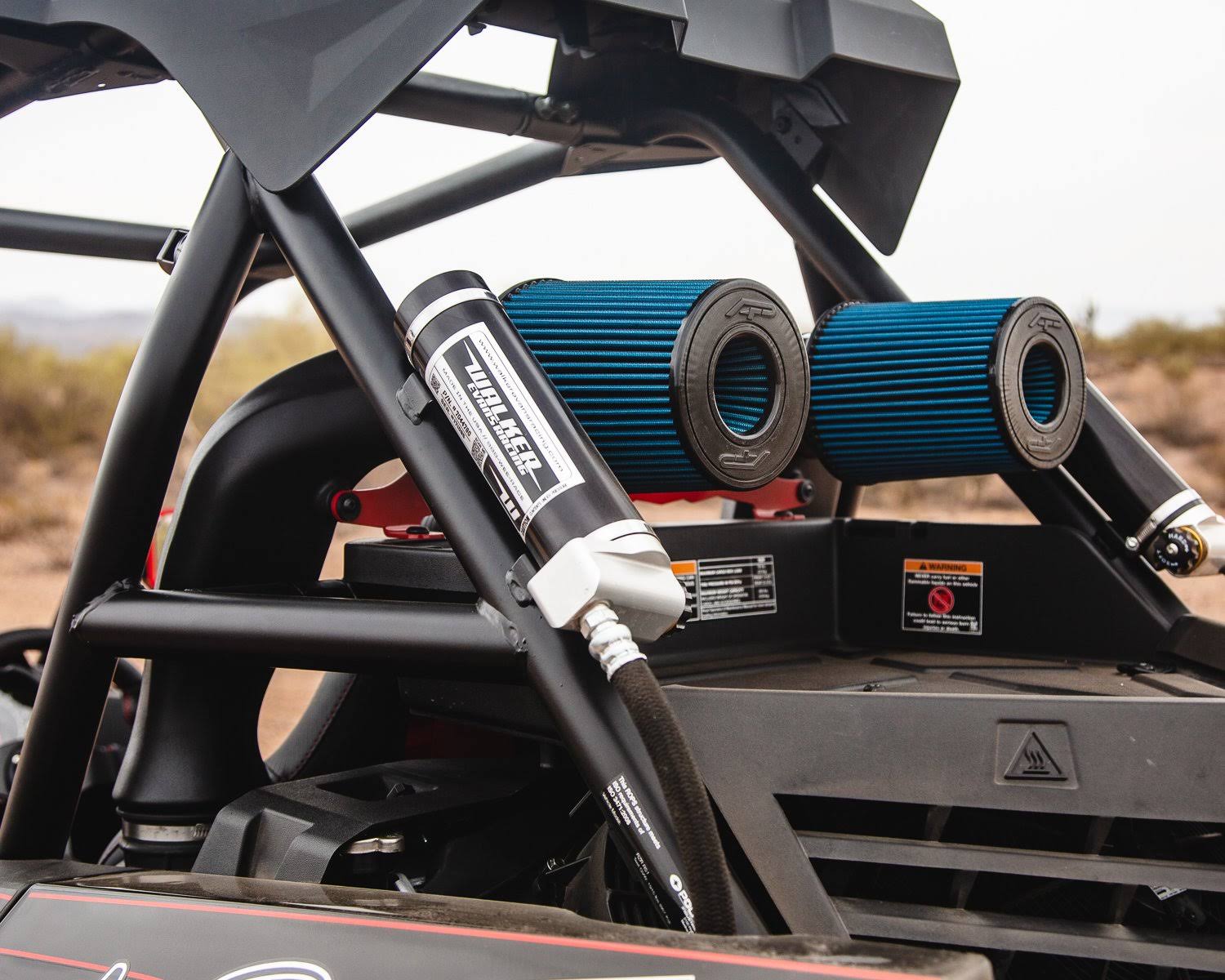 Agency Power AP-RS1-110-RD High Flow Air Intake Kit Polaris RZR RS1 | Red Cross Brace