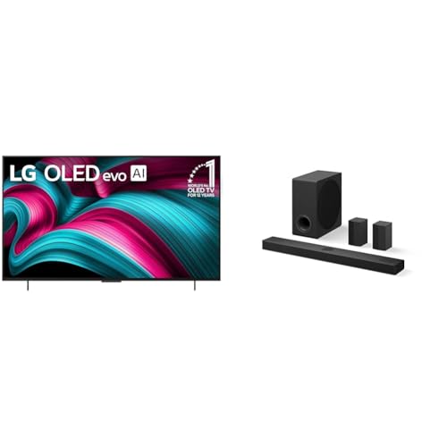 LG 65-Inch Class OLED evo AI 4K C5 Series Smart TV w/Dolby Atmos, Dolby Vision, HDR10, AI Super Upscaling 4K, Filmmaker Mode, Wow Orchestra, Alexa Built-in (OLED65C5PUA, 2025)