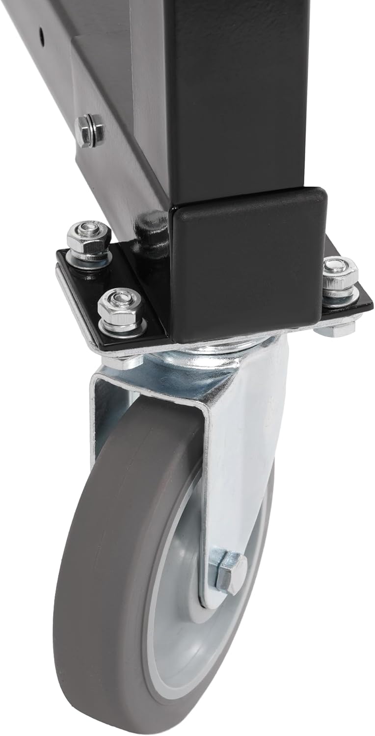 ECOTRIC Universal Watercraft Dolly 1400 LBS Compatible with Sea-Doo Yamaha Kawasaki Jet Ski Stand Boat Adjustable w/Four Casters & Two Brakes Steel Black