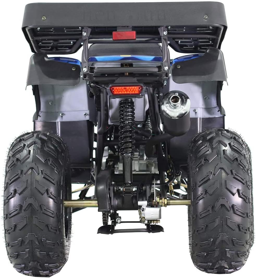 Rhino 250 ATV Youth Adult Quad Four Wheeler TAO Motors Rhino 250 Utility ATV Full Size with Reverse and Manual Clutch 4 Speed (Black Color)