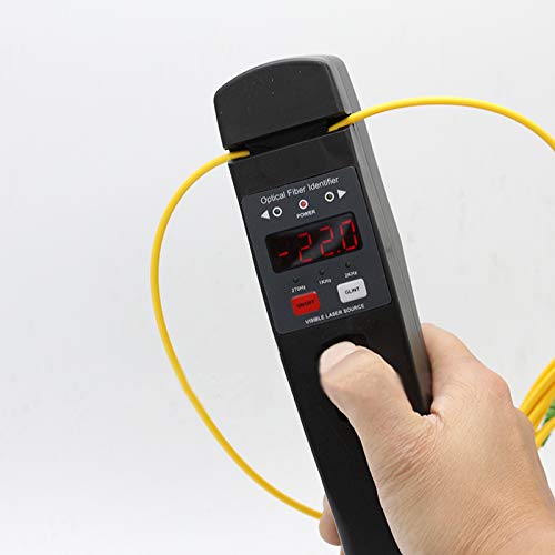 D YEDEMC Live Optical Fiber Identifier with Wave Respond 800-1700nm Built in 10mw VFL FTTH Tool
