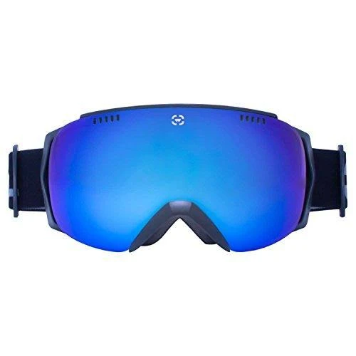 Winterial Magnetic Ski and Snowboard Goggles, Includes 2 Interchangeable Lens and Case, One Size Fits All