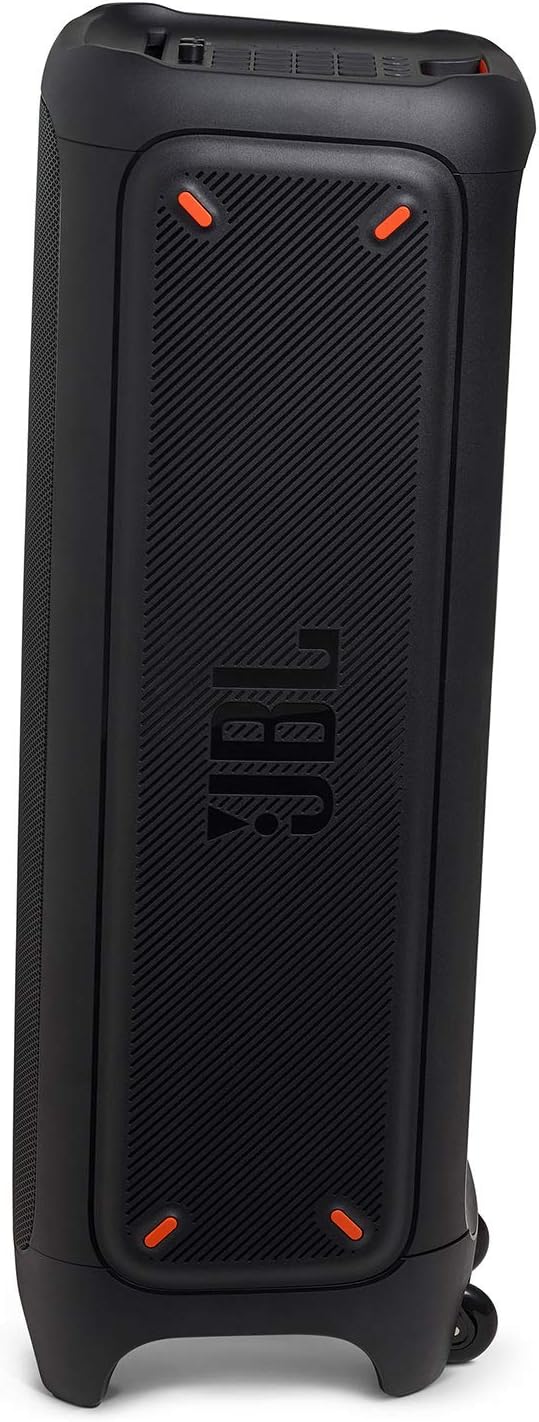 JBL PartyBox 1000 Premium High Power Portable Wireless Bluetooth Audio System Bundle with JBL PMB100 Wired Dynamic Vocal Mic and Cable - Black