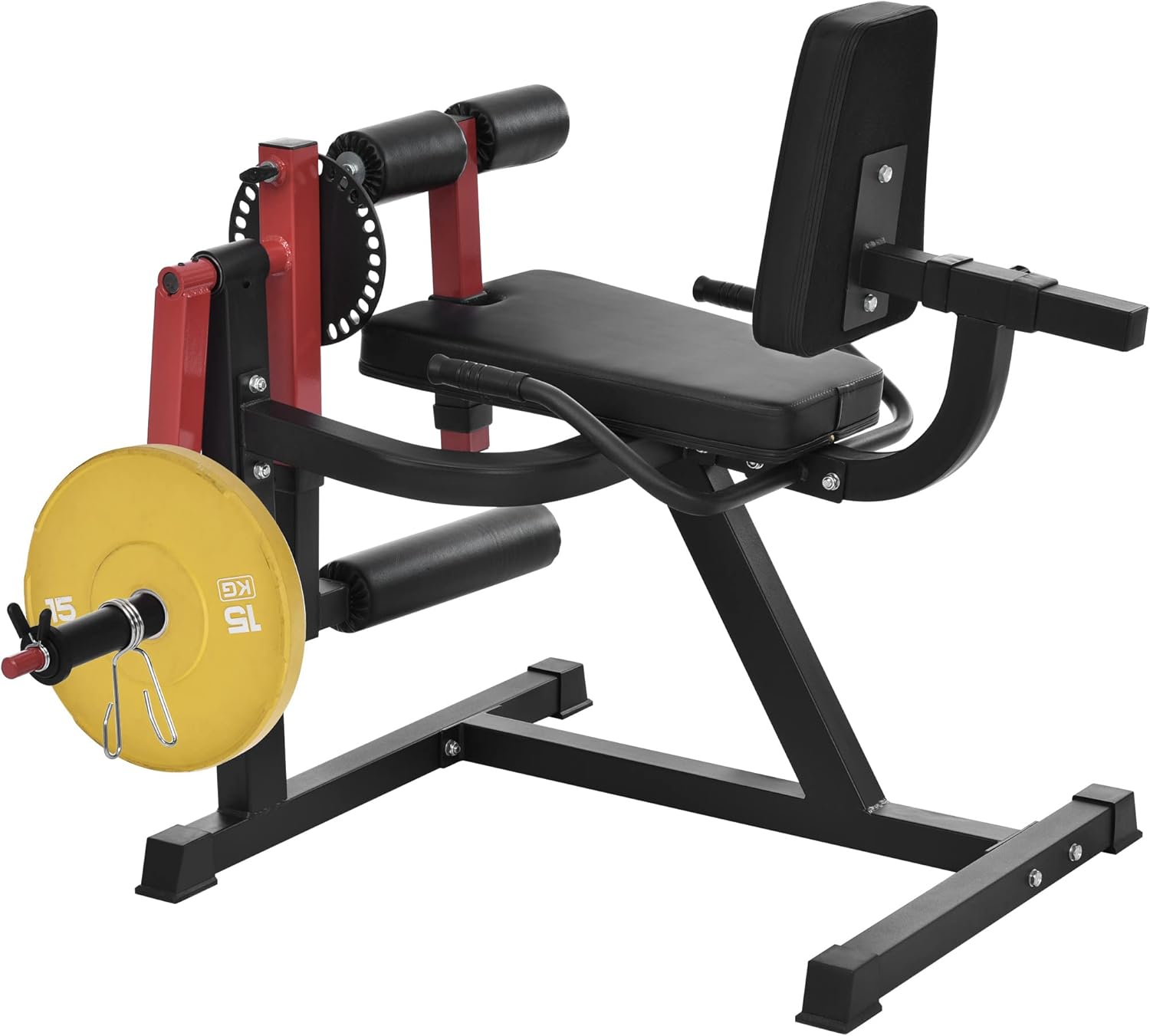 Leg Extension and Curl Machine - Leg Exercise Machine with Adjustable Seat Backrest and Rotary Leg Extenstion, Adjustable Leg Curl for Home Gym Hamstring Workout and Quadriceps Exercises