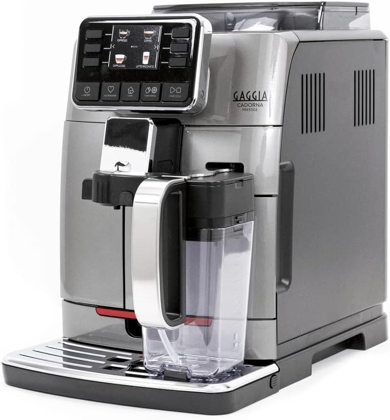 Gaggia Cadorna Prestige Super-Automatic Espresso Machine, Medium, 60.8 fl.oz. Anthracite