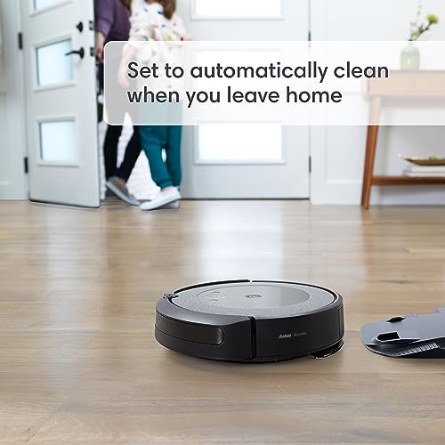 iRobot Roomba i3+ EVO (3550) Self-Emptying Robot Vacuum – Now Clean by Room with Smart Mapping, Empties Itself for Up to 60 Days, Works with Alexa, Ideal for Pet Hair, Carpets​, Roomba i3+