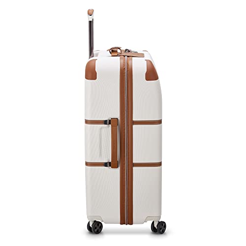 DELSEY PARIS Chatelet Air 2.0 Hardside Luggage with Spinner Wheels, Angora, Checked-Large 28 Inch