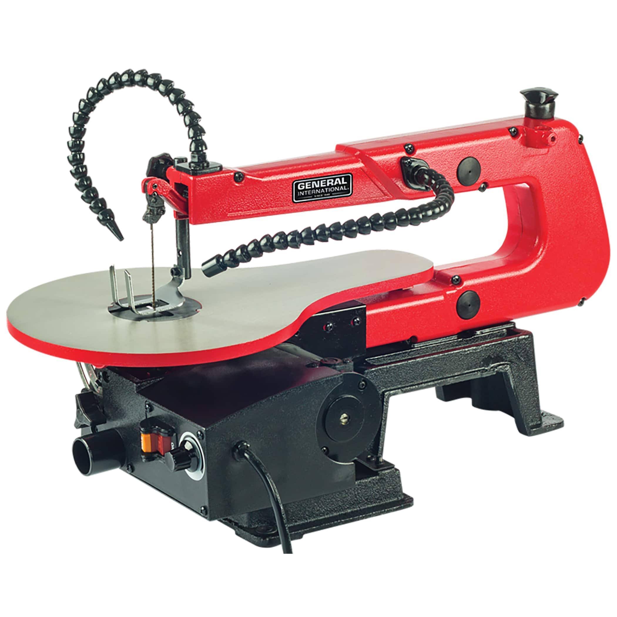 General International 16 in. 1.2a Variable Speed Scroll Saw with LED Light- BT8007