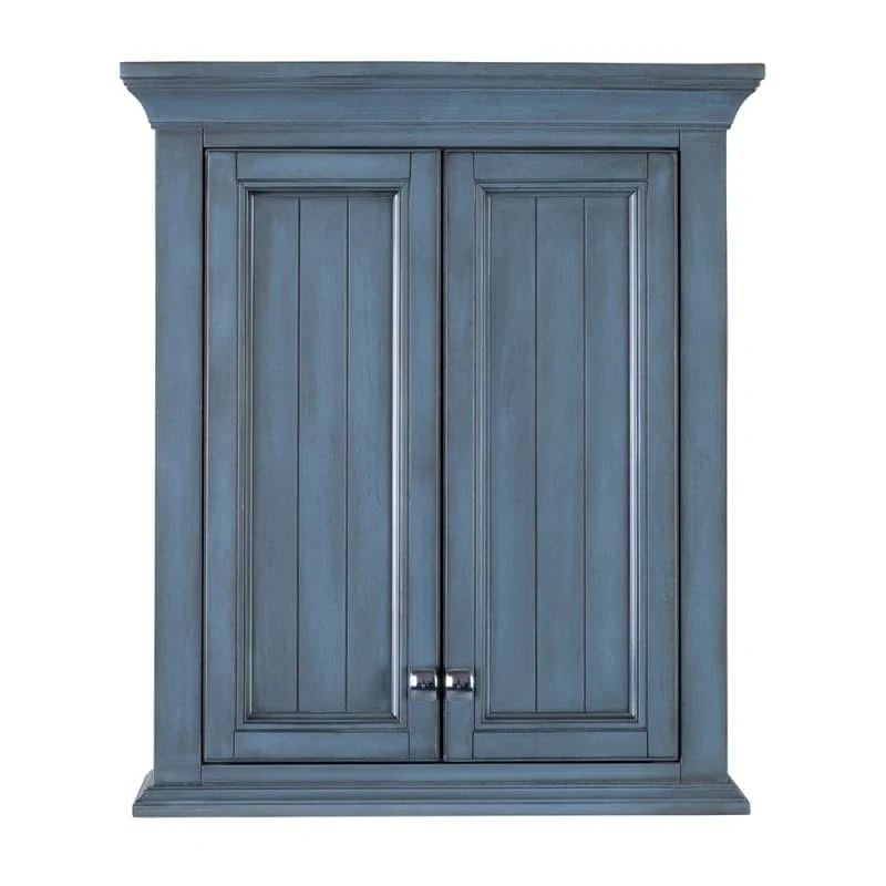 Foremost BAW2428 Harbor Blue Brantley 28 inch Wood Wall Mounted Bathroom Cabinet