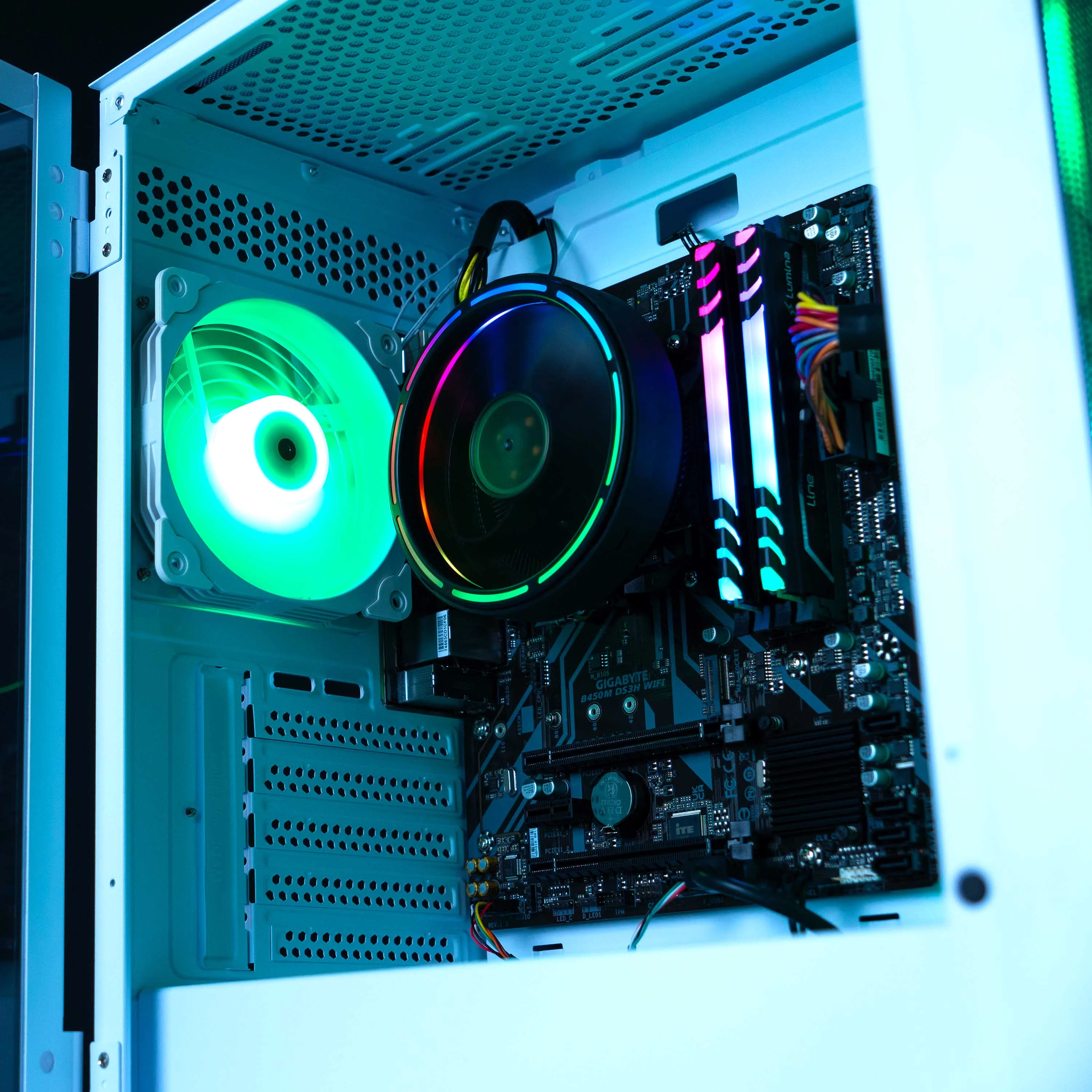 Periphio Fortress Gaming PC Computer | AMD Ryzen 5 5600G | Radeon Vega 7 Graphics | 1TB Solid State (SSD) | 16GB DDR4 RAM | Windows 11 | RGB Battlestation Gaming Bundle