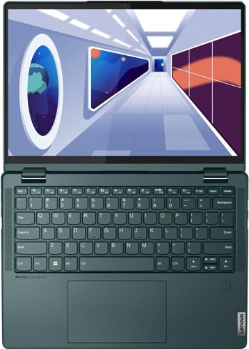 Lenovo Yoga 6 Laptop, 2023, 13.3" 1920 x 1200 Touchscreen, AMD Ryzen 5 7530U 6-Core, 8GB LPDDR4, 256GB SSD, Windows 10 Home, Backlit Keyboard, Wi-Fi 6, Bluetooth 5.1, 1080p FHD Camera, Dark Teal