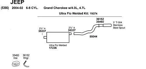 Dynomax 17236 - Ultra Flo Welded Muffler