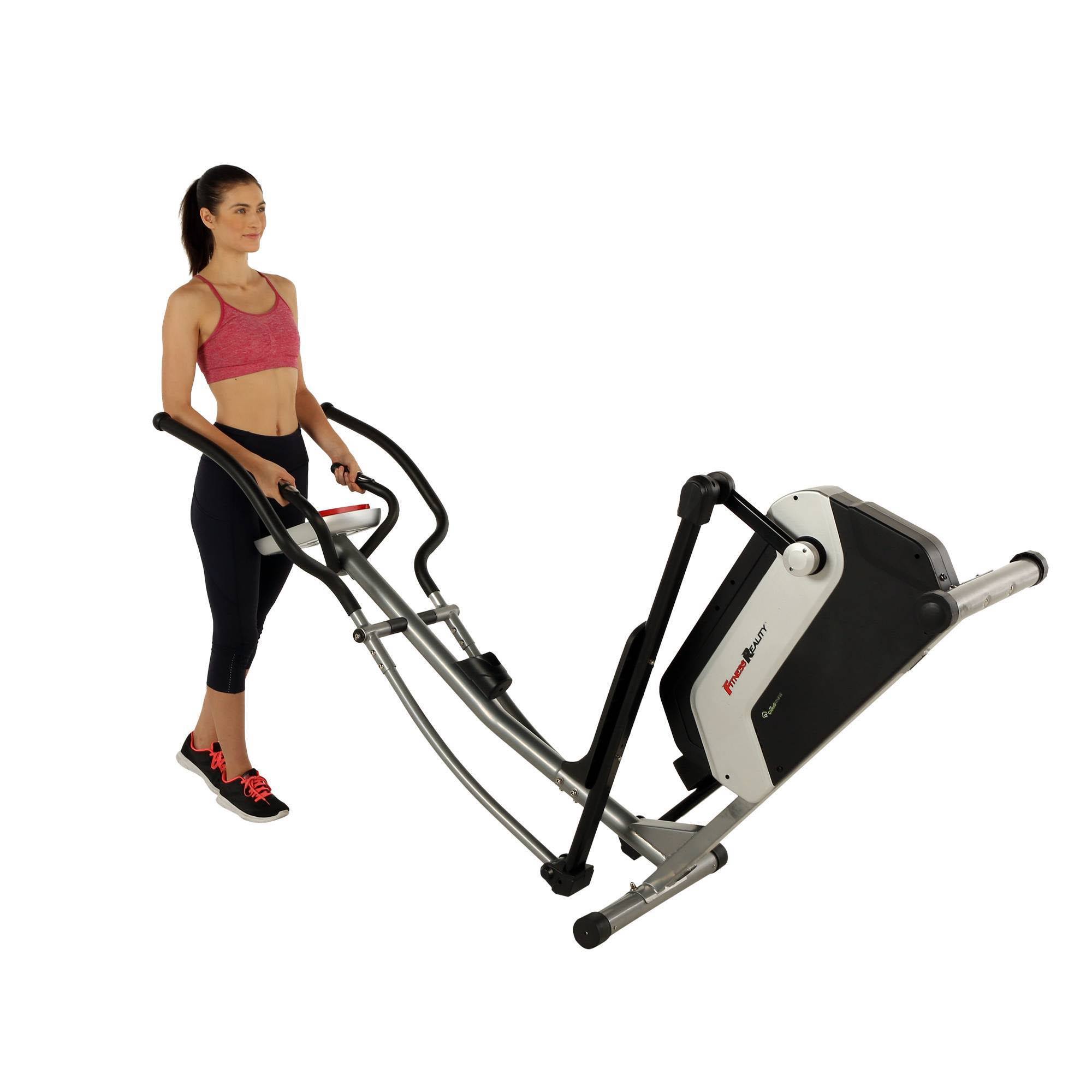 Fitness Reality Ei7500XL Bluetooth Smart Cloud Fitness Magnetic Elliptical, 18 inch Stride, Goal Setting and Free App