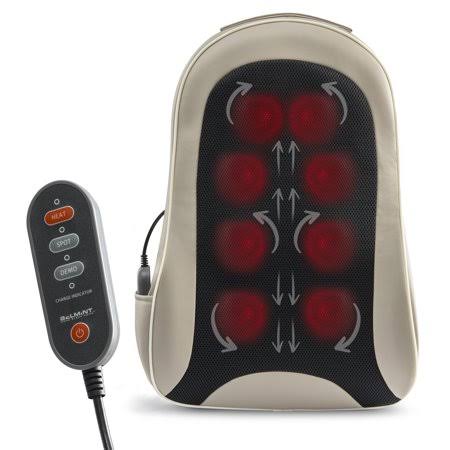 Belmint Cordless Shiatsu Back Massager with Heat Portable for Home Office Car Use