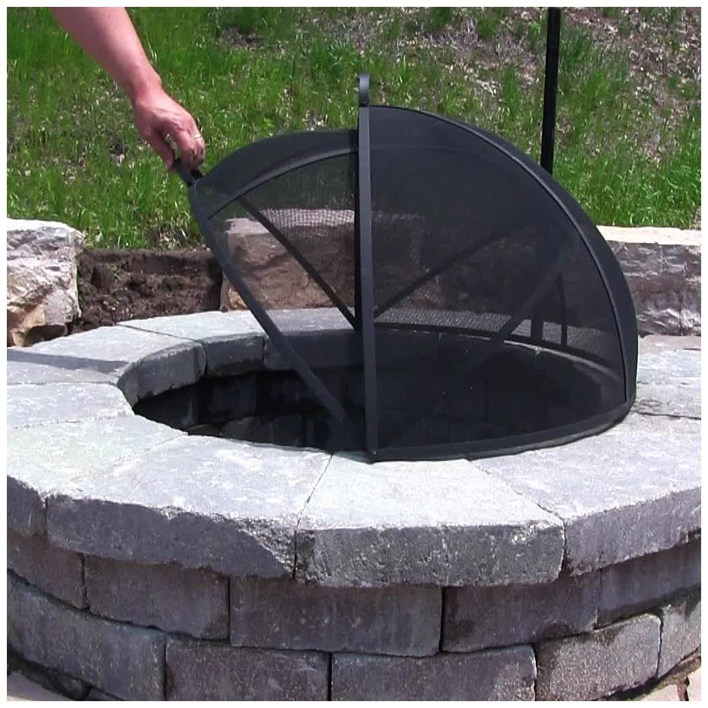Sunnydaze 32-Inch Diameter Easy Access Fire Pit Spark Screen