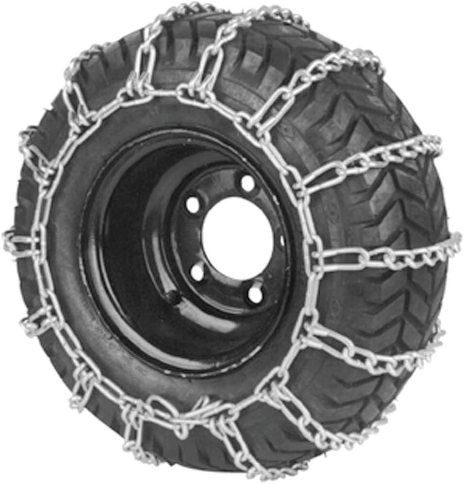 Stens 180-140 Link Tire Chain 26x12.00-12 Tire Size, 2 link spacing for best traction, Chains only; wheel assemblies not included Tire chains