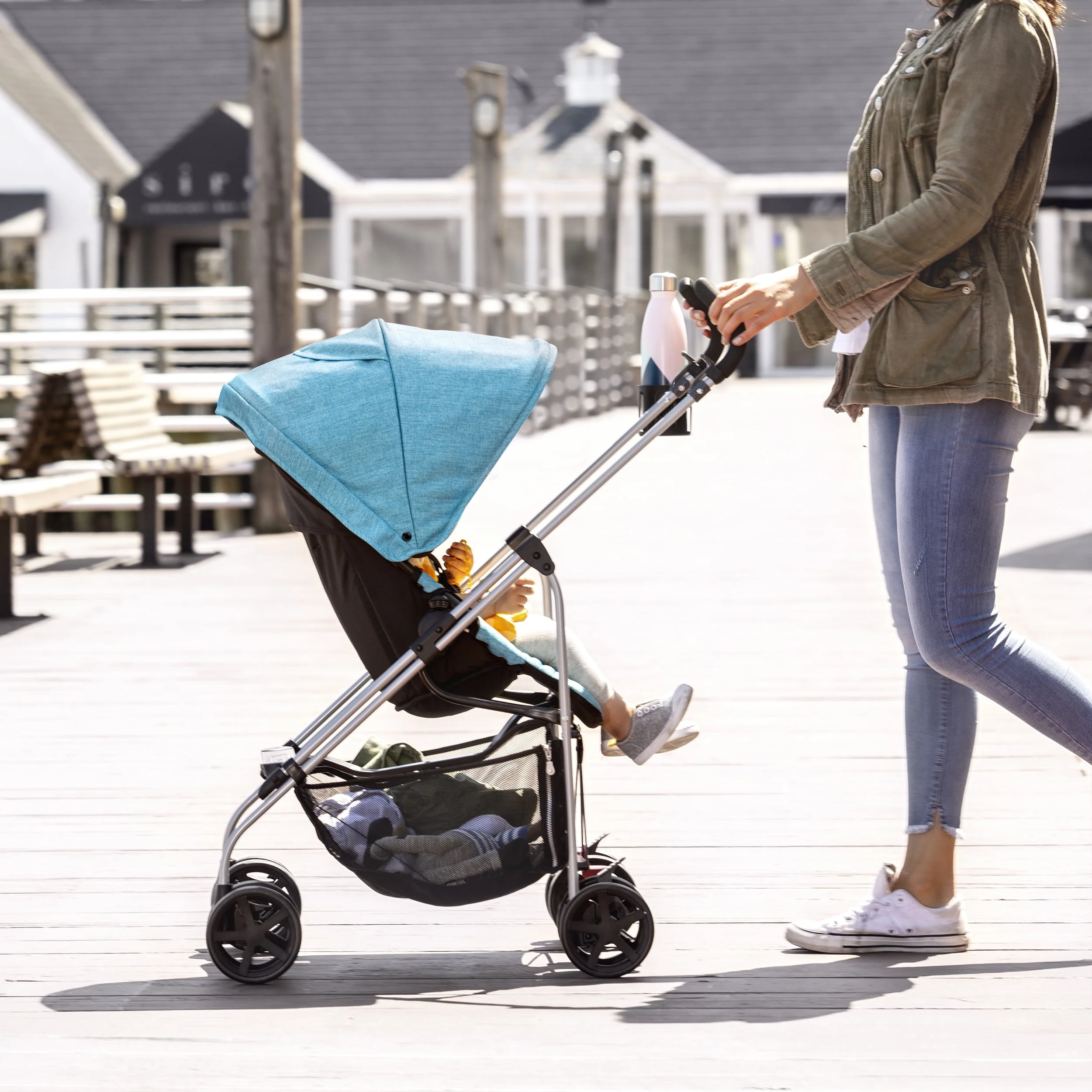 Evenflo Reversi Lightweight Reversible Stroller (Altair Black), Unisex