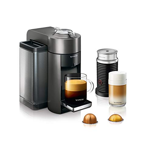 Nespresso Vertuo Coffee and Espresso Maker by De'Longhi, Graphite Metal