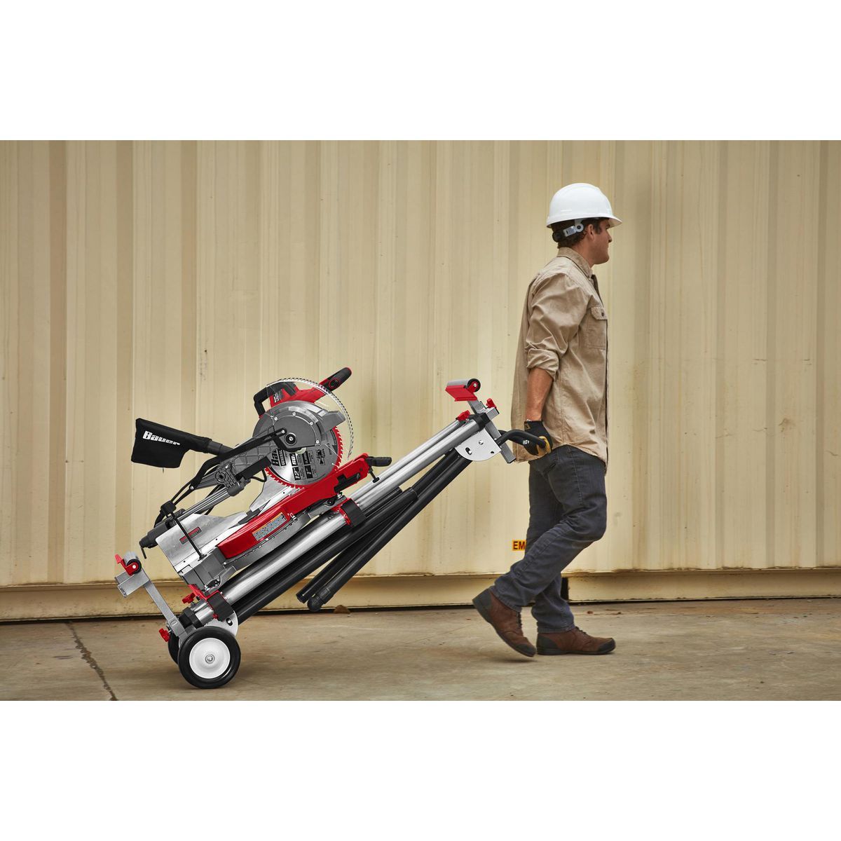 BAUER 400 lb. Mobile Folding Miter Saw Stand