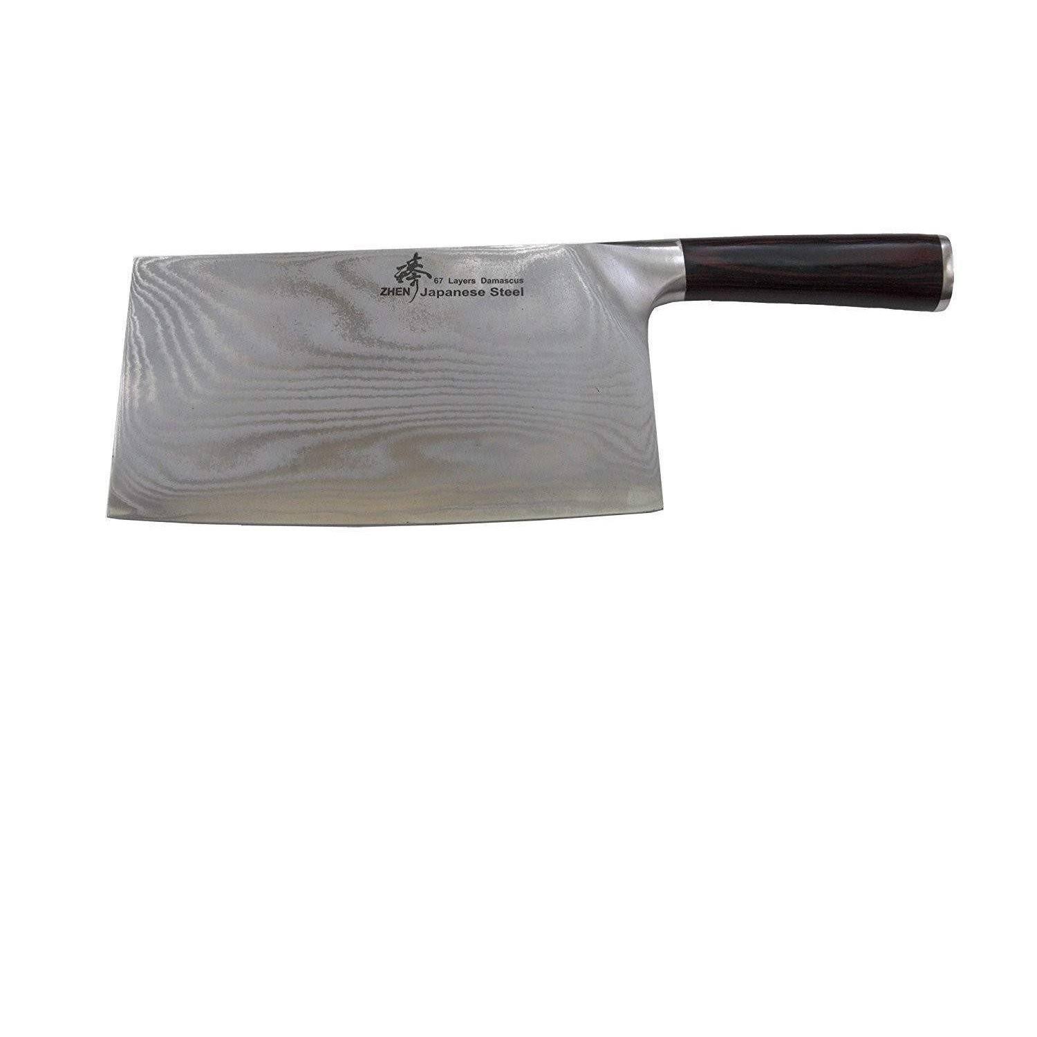 Zhen VG-10 Damascus Series 67-Layer Light Slicer Chopping Chef Butcher Knife/Cleaver
