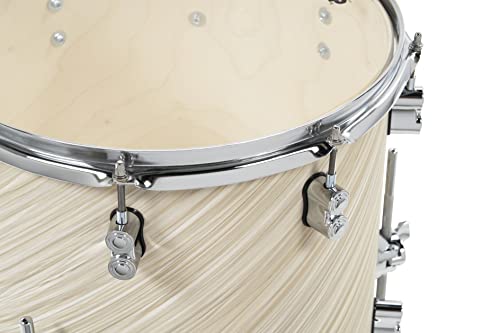 Pacific Drums & Percussion Drum Set Concept Maple 5-Piece, Twisted Ivory Shell Pack (PDCM2215TI)