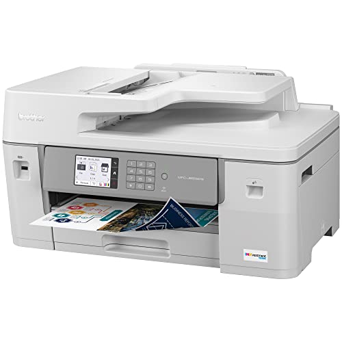 Brother MFC-J6555DW INKvestment Tank Color Inkjet All-in-One Printer with up to 1 Year of Ink in-box1 and 11” x 17” Print, Copy, scan, and fax Capabilities